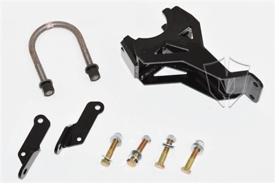 McGaughys 2005-17 Ford F-250/350 (4WD) Steering Stabilizer Bracket Kit (1-Center Mount, 2-Outer Shock Mt Brackets, & hardware) Uses FOX Shocks #985-24-063 (8" of travel)