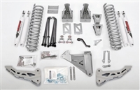 McGaughy's Ford F-350 Lift Kit 2005-07 4WD 6" Lift - Phase 1 (Silver Powder Coat)