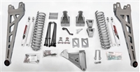 McGaughy's Ford F-350 Lift Kit 2005-07 4WD 6" Lift - Phase 2 (Silver Powder Coat)