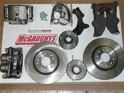 55-57 Chevy Car, 13" Front Disc Kit w/ 2" spindles (must use 17"+ rims)