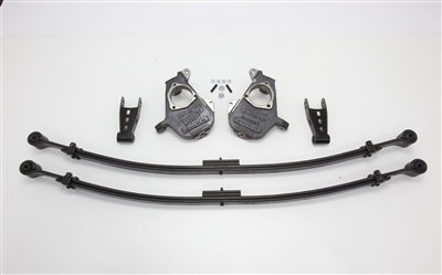 W9924DC (99-06 CHEVY 2/4" w/LEAFS SPINDLES,SHACKLES,COIL FRONT-END)