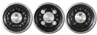 All American Tradition 3 3/8" SPEEDO, QUAD (fuel 240-33ohm), TACH