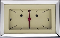 Tan 1957 Chevy Clock