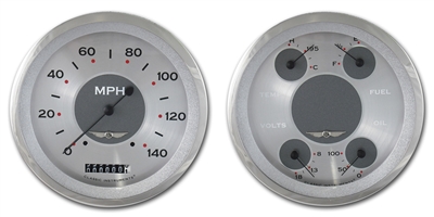 ALL AMERICAN 5" SPEEDO, QUAD  (fuel 240-33ohm) *