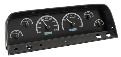 1964-1966 chevy truck dakota digital gauge package black face