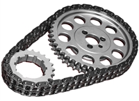 ROL-CS1120 Rollmaster - Timing Chain Set - Double Roller - SBC V8 282-400 BBC Snout Raised Cam - Gold Series