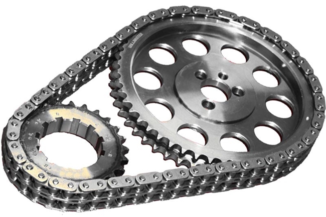 ROL-CS2020 Rollmaster - Timing Chain Set - Double Roller - BBC V8 396-454 - Red Series