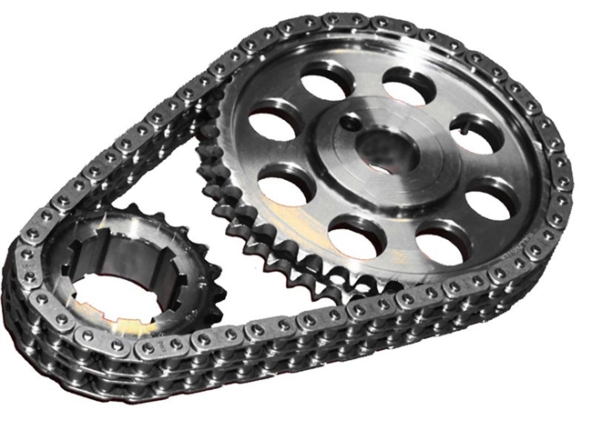 ROL-CS3040 Rollmaster - Timing Chain Set - Double Roller - SBF 302/351W EFI - Red Series