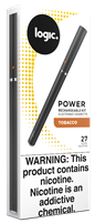 Logic Power Rechargeable Kit Tobacco 27 mg/ml (5/bx)