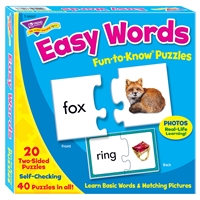 Easy Words-Educational Puzzle for kids