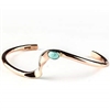 TSKIES Authentic Navajo Turquoise Copper Bracelet Handmade Native American Jewelry 6.75" Wrist