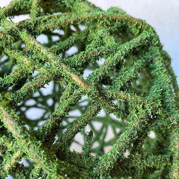 Curly Willow Ball Mosscoat 6"