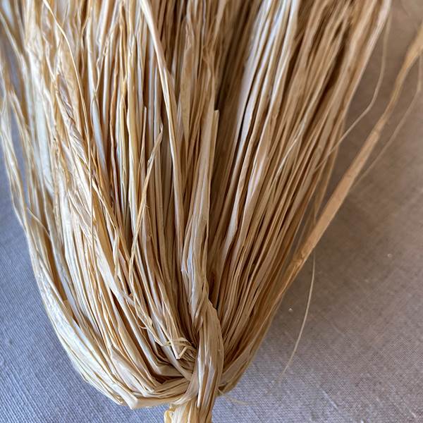 Raffia Trimmed Natural