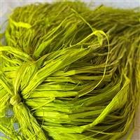 Raffia Trimmed Chartreuse