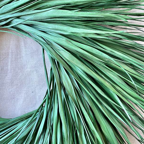 Palm Wreath Preserved 33"