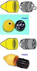 Marinco PH6623 - Male Phone Plug and Boot