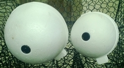 BULK White Styro Foam Float Balls