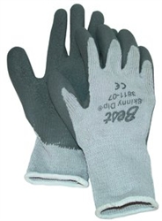 Palm Coated Wrinkle Finish Rubber Skinny Dip Gloves (pair)