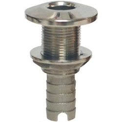 Thru-Hull Fitting with Nut for Hose SS