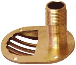 Scoop Thru-Hull Fitting w/o Nut Bronze 1/2"