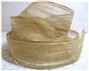 Natural Woven Jute Ribbon - 1.25"