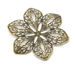 Flower Filigree Pieces - Set of 4