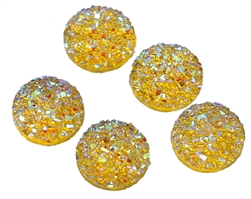 Gold Resin Gumdrop - Set of 5