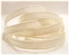 Cream Woven Jute Ribbon 3/8"