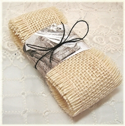 Ivory Jute Mesh (Burlap) Ribbon