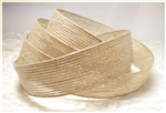 Natural Woven Jute Ribbon - 1"