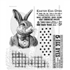 Stampers Anonymous Tim Holtz Stamp Set Mr. Rabbit CMS478