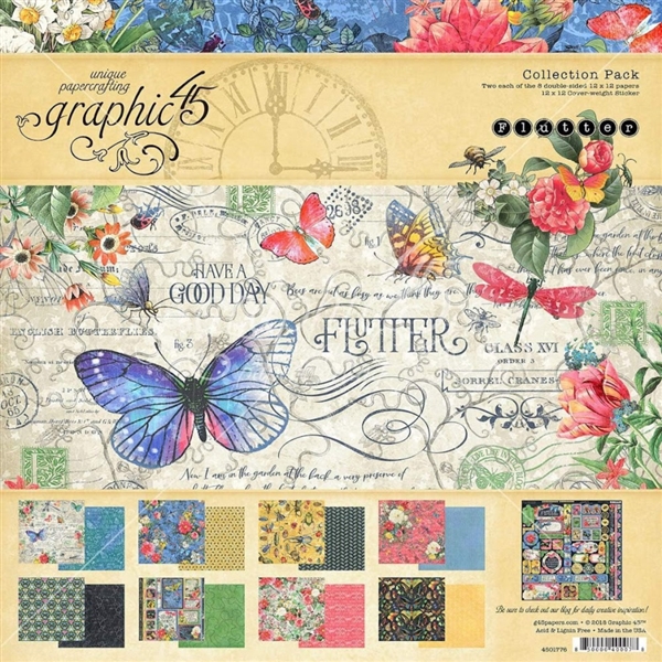 Graphic 45 - Flutter 12x12 Collection Pack 4501776