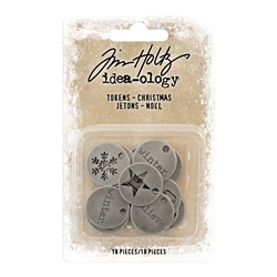 Tim Holtz Idea-ology Tokens, Christmas