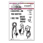 Ranger Dina Wakley MEdia Stamps - Great Things Ahead MDR77763