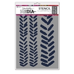 Ranger Dina Wakley MEdia Stencil - Angled Paint Blobs MDS77626