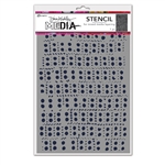 Ranger Dina Wakley MEdia Stencil - Stacked MDS83122