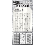 Stampers Anonymous Tim Holtz Mini Layering Stencils Set Christmas 2023 - MST057