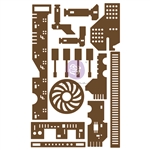 Prima Laser Cut Chipboard - All The Parts 653569