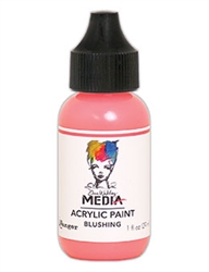 Dina Wakley Media Acrylic Paint  - Blushing, 1oz Bottle