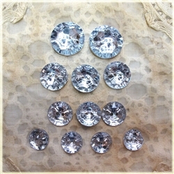 12 Piece Rhinestone Style Button Set