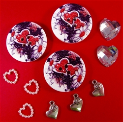 Valentine Embellishment Set 4