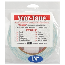 Scor-Pal Scor-Tape 1/4" x 27 Yards SP202