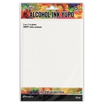 Ranger Tim Holtz Alcohol Ink Yupo Paper, White 10PK TAC49715