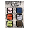 Ranger Tim Holtz Distress Color Enamel Pins - Set 6 - TDZS73482