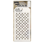 Stampers Anonymous Tim Holtz Layering Stencils - Crossed THS090
