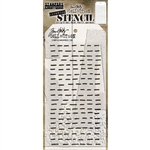 Stampers Anonymous Tim Holtz Layering Stencil - Dashes THS101