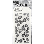 Stampers Anonymous Tim Holtz Layering Stencil - Tiny Poinsettia THS163