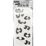 Stampers Anonymous Tim Holtz Layering Stencil Halloween - Peek A Boo THS169