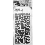 Stampers Anonymous Tim Holtz Layering Stencil Cutout Shapes 2 THS177