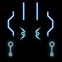 Plug and play electroluminescent shapes with inverter to light up tron flyn costume